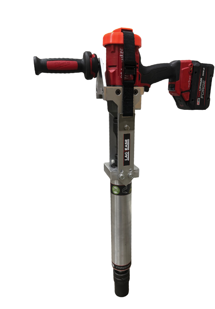 FTS Rail LagEase Extreme battery-powered lagger