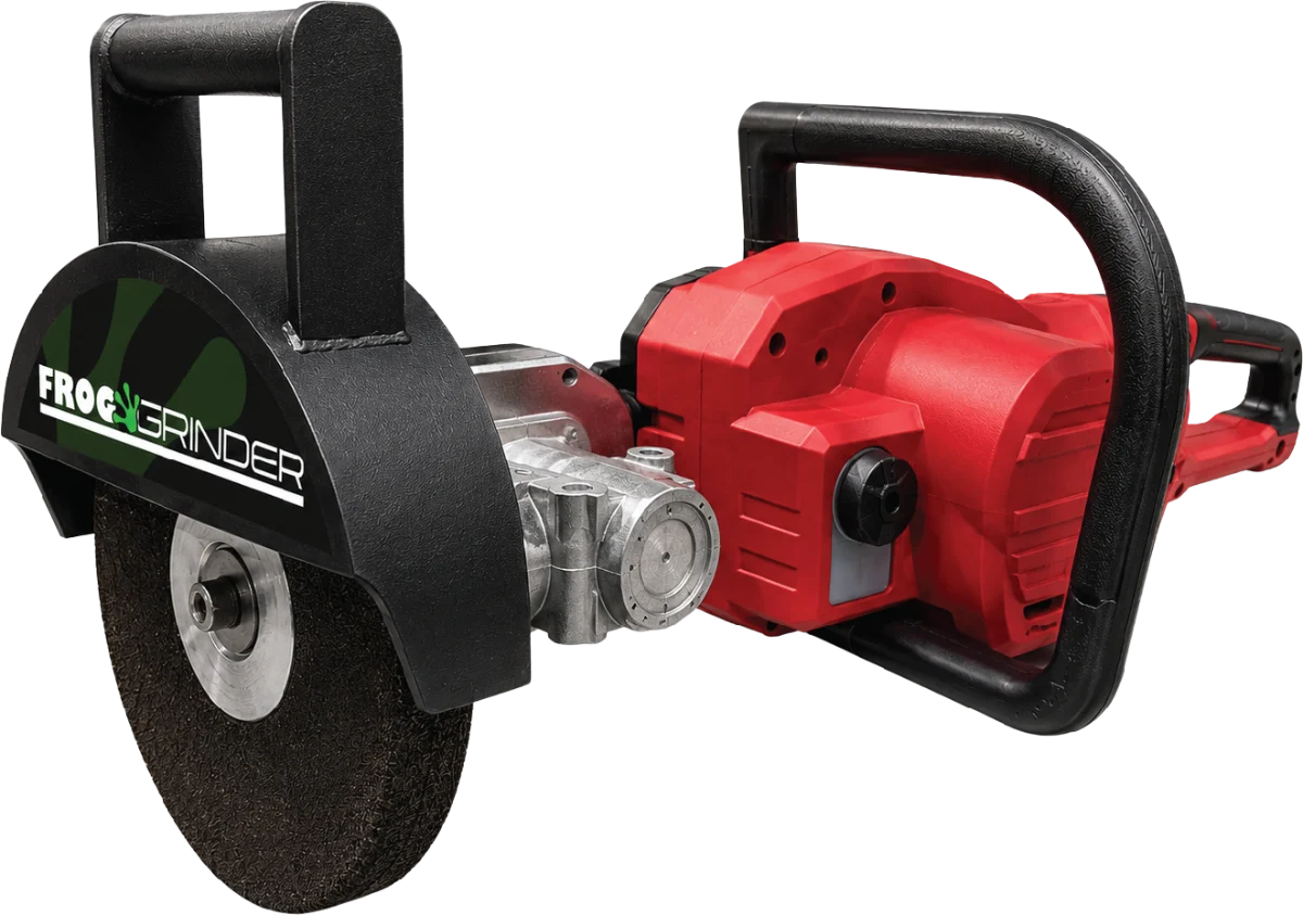 FTS Rail Frog Grinder battery-powered railroad straight grinder