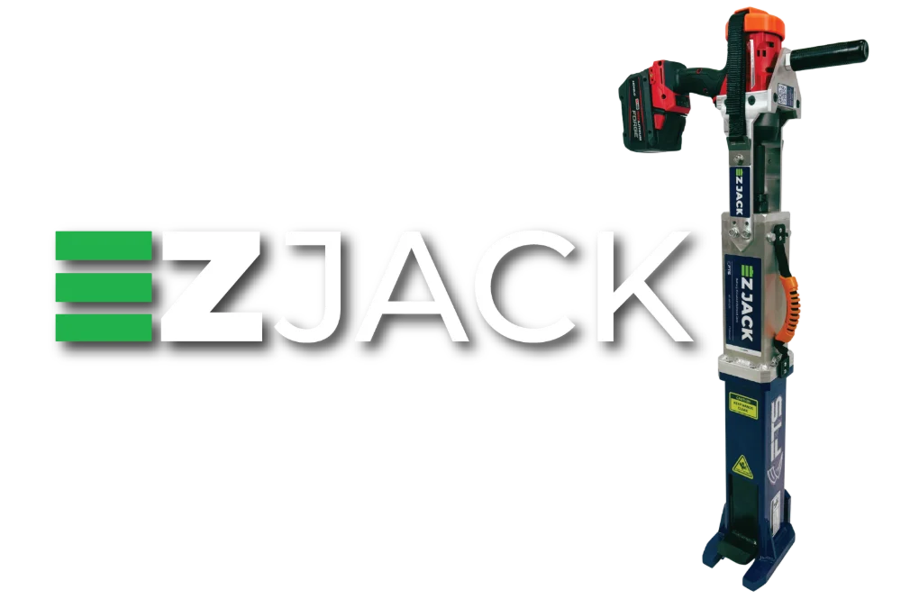 EZ-Jack battery-powered railroad jack