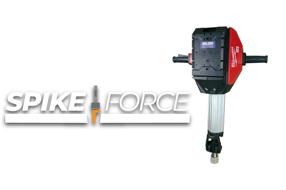 SpikeForce battery-powered railroad spike driver