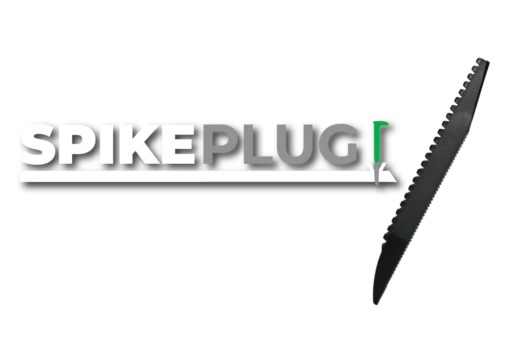 SpikePlug railroad tie plug and spike setter