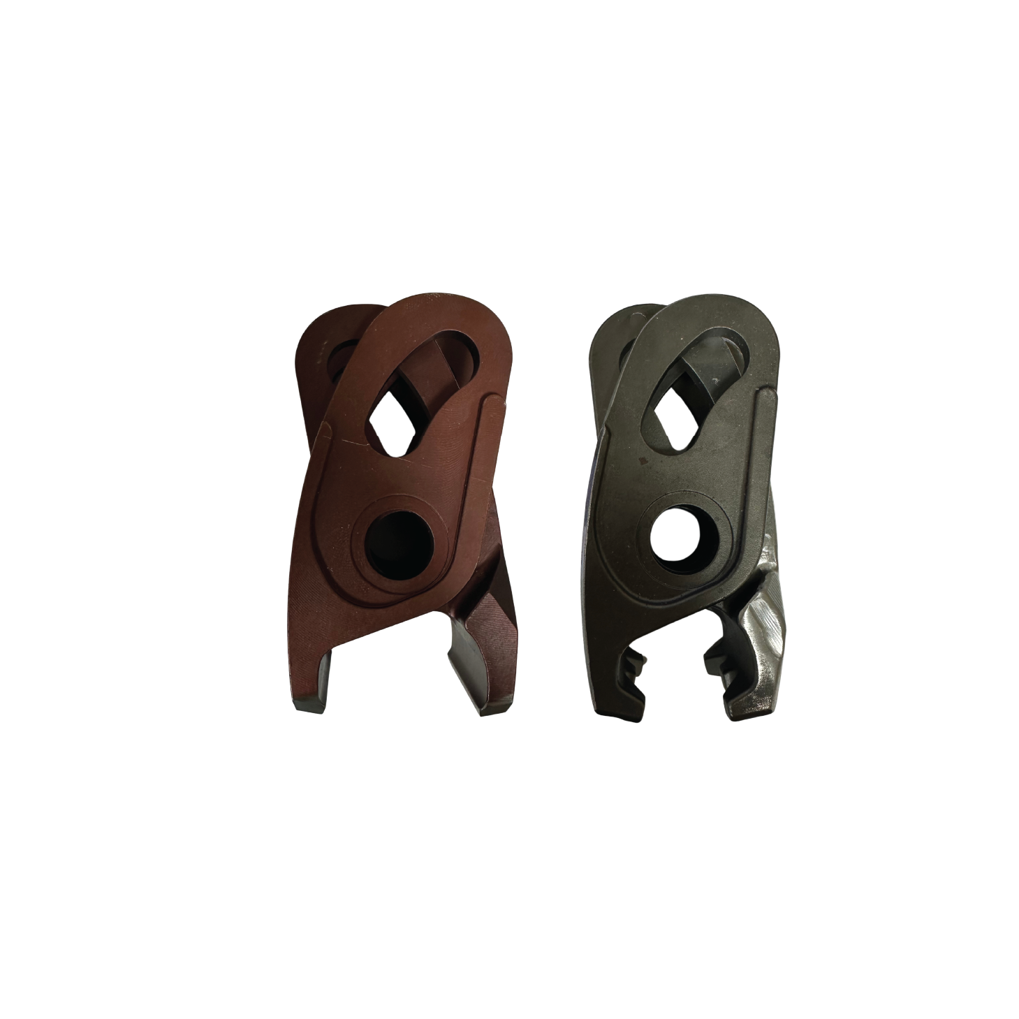 Railroad track spikes and hairpin spikes compatible with SpikeEase